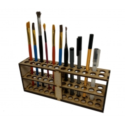 Paint Brush Rack, 24 hole