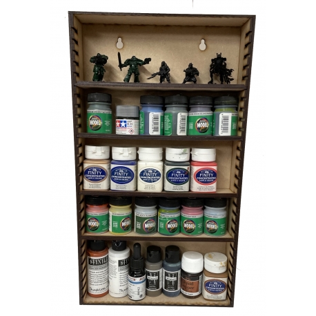 Modular Wall Mounted Case with Shelves