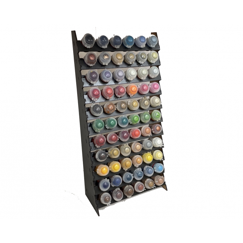 Paint Pot Racks 66 Pot Paint Rack GW size Black or White - Infinity-Engine