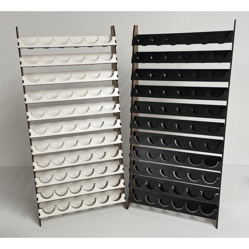 Paint Pot Racks 66 Pot Paint Rack GW size Black or White - Infinity-Engine